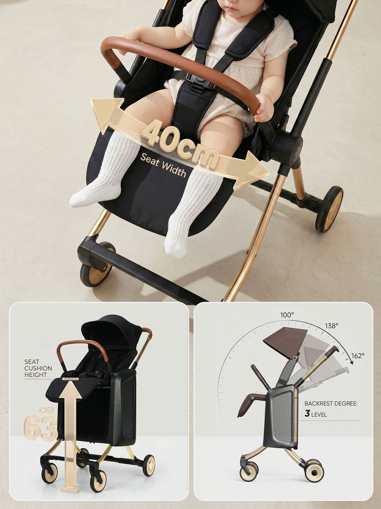 AETOP New Concept Baby Stroller